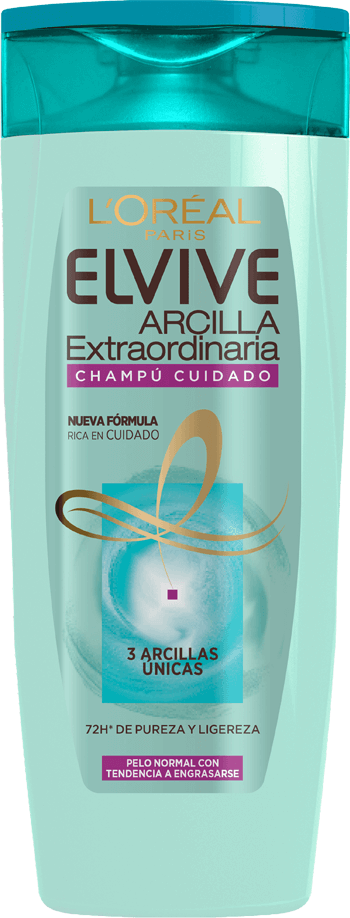 L'Oréal Elvive champú 250 ml. Arcilla extraordinaria cabellos