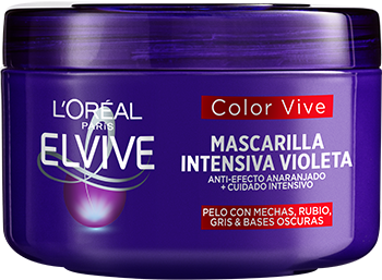 Gama de Electricista mantequilla Elvive violeta Mascarilla Violeta Matizadora | L'Oréal Paris